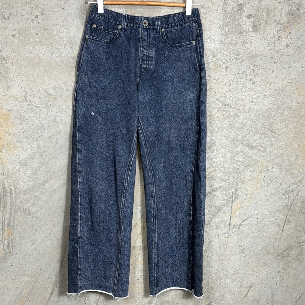 rag & bone Dark Blue Straight-Leg Jeans
